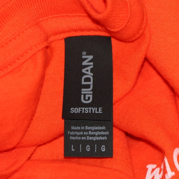 Gildan Labtrovert Labrador Graphic T-Shirt - Orange. Large. Unisex. - Picture 5 of 6